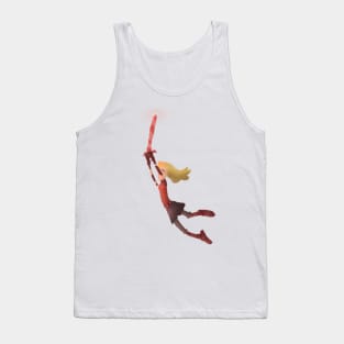 Our red goddess, Sasha (an Amphibia sticker) Tank Top